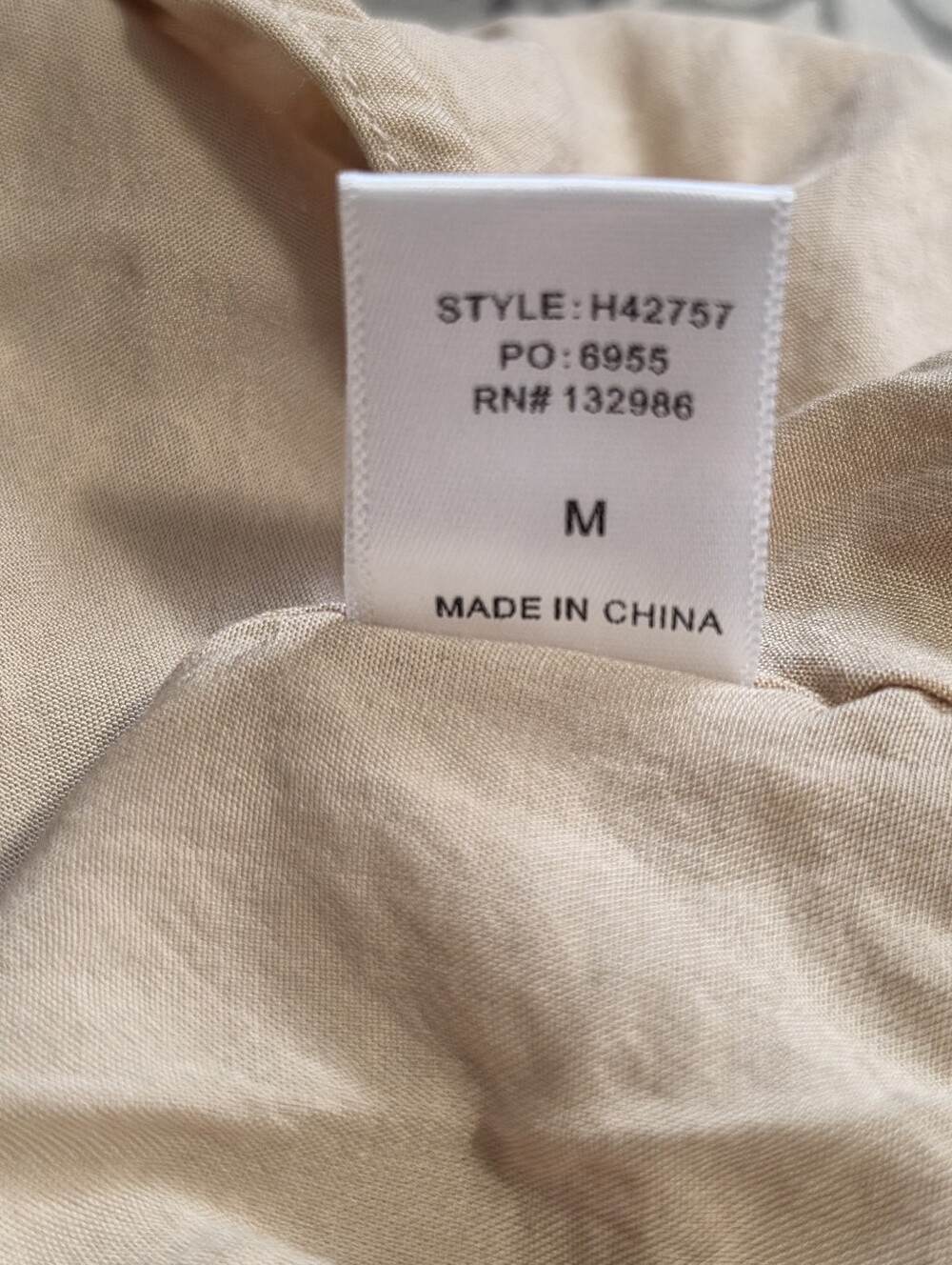 Mittoshop Beige Floral Halter Tiered Mini Dress Medium - Picture 5 of 5